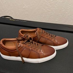 Brown Leather Upper Sneaker